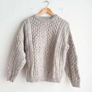 Aran Crafts  Ireland Merino Wool Pullover Sweater M